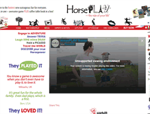 Tablet Screenshot of horseplaygame.com